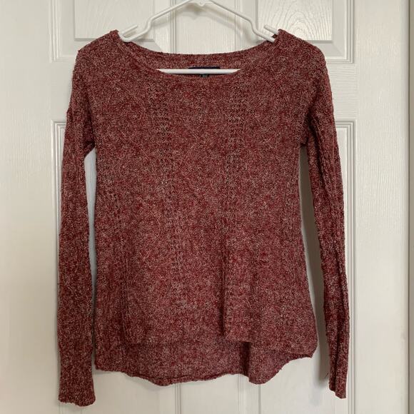 American Eagle Outfitters Sweaters - American Eagle Outfitters Marled Red Sweater